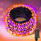 Nisocy 200 LED String Lights Outdoor Waterproof Purple Orange Fairy Lights with