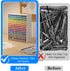 Xaajooio 180 Marker Organizer Holder for Markers, Art Supply Storage Rack with Adjustable Dividers, Desktop Pen Holder
