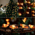 oopswow 2Pack 30LED 8 Solar String Lights Outdoor, Honey Bees Fairy Lights, Modes Cute Bee Lights Waterproof for Garden
