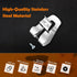 8 Pcs Metal Replacement Belt Hook Clip for Dewalt Tool, Stainless Steel Driver Belt Clips with Screws