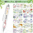 Ctosree 60 Pcs Bible Verse Ballpoint Pens, Christian Flower Pens with Inspirational Quotes for School Office Supplies