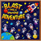 Outer Space Bulletin Board Classroom Decorations Set - Galaxy Planet, Spacecraft, Astronaut Paper Cutouts for