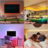 25FT 44 QZYL LED Lights for Bedroom, RGB LED Strip Lights with Keys IR Remote, Smart LED Light Strip with Adhesive