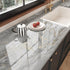 Grey Gold Marble Contact Paper for Countertops, 17.71"x120" Glossy Peel and Stick Wallpaper for Kitchen
