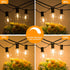 60FT G40 Dimmable 30 Bulbs Commercial Bosceos Outdoor LED Globe String Lights Waterproof Shatterproof Light Strings