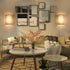Set 3 Wall Sconces of Two, Fabric Shades Plug in Wall Sconces, Color Temperature Switching Modern Wall Light Fixtures