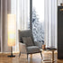 37-Inches Paper Floor Lamp Shade Replacement, Tall Foldable Floor Light Cover Replacement Japanese Style Rice Paper