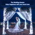 2 Pack 33ft 100 8 JMEXSUSS White Battery Operated Christmas String Lights, Each LED Wedding Lights Outdoor Indoor
