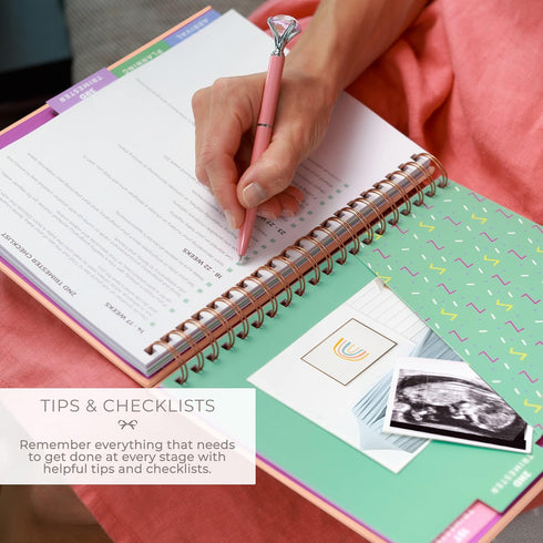 Clever Fox Pregnancy Journal & Memory Book - Pregnancy Planner & Notebook for Expecting Moms, Baby Keepsake