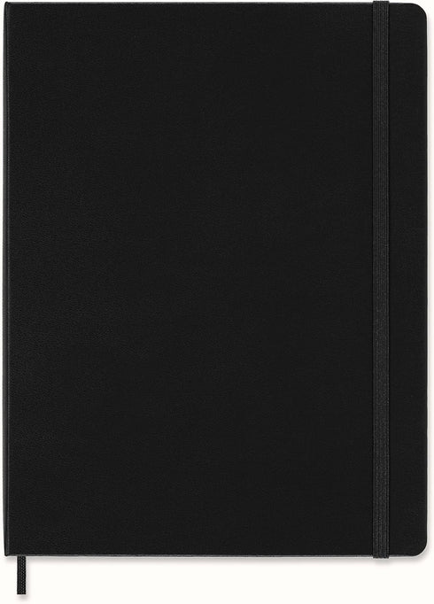 Moleskine Classic Notebook, Hard Cover, XL (7.5" x 9.5"), Ruled/Lined, Black, 192 Pages