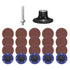 HARFINGTON 22pcs Quick Change Discs Set 2" Roll Lock Sanding Discs with