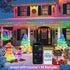 33ft 100LED Jnaurb RGB Color Changing Rope Lights Outdoor, Smart String Lights with Remote & APP Control, Waterproof