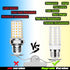 ALIDE 4 Pack E26 100W Replacement LED Candelabra Corn Bulbs, 6000K Bright Daylight White, 1200LM for Ceiling Fan