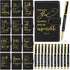 Spakon 12 Sets Christian Gifts, Leather Bible Study Notebook, Verse Ballpoint Pen, Prayer Journal for Men Women