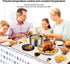 4 10s Qimh Food Warming Mat, Silicone Food Warmer for Parties Buffet, Full Surface Electric Warming Tray with Temps