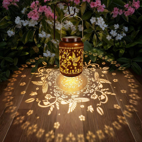 Viewpick Hummingbird Hummingbird Solar Lanterns Outdoor Waterproof Garden Decor Birthday Gifts for Women Mom Grandma