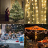 2-Pack 52FT 120LEDs 26FT 60LEDs 8 Battery Operated LED Globe String Lights, Total - Each Mode Waterproof Christmas