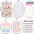 A6 8pcs Envelopes,12pcs 24 SKYDUE Budget Binder, Money Organizer for Cash with Zipper Expense Budget Sheets & Rose Gold
