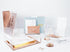 C.R. Gibson Pink Acrylic Mirror Desktop Organizer, 4'' x 12'' x 10''