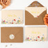 50 Pack Crisky Vintage Floral Thank You Cards with Envelopes & Stickers Wildflower Thank You Cards Bulk for Birthday