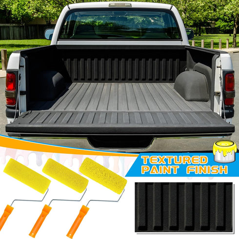 5 8 Inch Therwen Pcs Textured Paint Roller Bed Liner Roller Covers and Frame Kit Orange Peel Texture Roller Roll on Bed