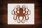 Reusable Octopus Cthulhu Squid Stencil 11" x 8.5" - Durable Crafting Tool for Various Projects