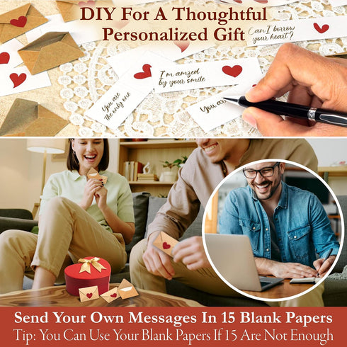 60 STOFINITY Mini Love Notes For Him Her - Cute Couple Gifts For Boyfriend Birthday Gift Ideas, Gifts For Girlfriend