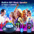 Projector,360 PIKOY Galaxy Projector for Bedroom, White Noises & Bluetooth Night Light Full Coverage Ceiling Projector
