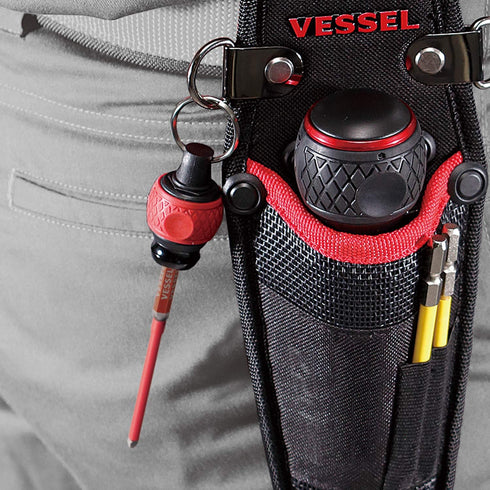 QB-22K2RY Set 2 Vessel Ball Grip Quick Catcher, of (Red/Yellow) Bit Holder