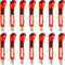DIYSELF 14 Pack Retractable Box Cutter Knife with 18mm Wide Utility Blades for Home and Crafts
