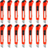 DIYSELF 14 Pack Retractable Box Cutter Knife with 18mm Wide Utility Blades for Home and Crafts