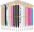 PASISIBICK 20 Pieces Diamond Pens - Cute Ballpoint Crystal Diamond Pens for Women Wedding Decor with 20 Refills (20
