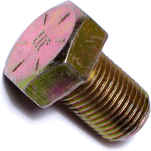 Grade 8 Fine Hex Cap Screws, 1/2-20 x 3/4, Yellow, Piece-4