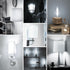 8.9IN Bulbs E26 6W 800LM 5000K T10 T9 Bulbs Dimmable, 120V 80 Bulb, 2Pack LED Light Base, Daylight White Vintage Edison