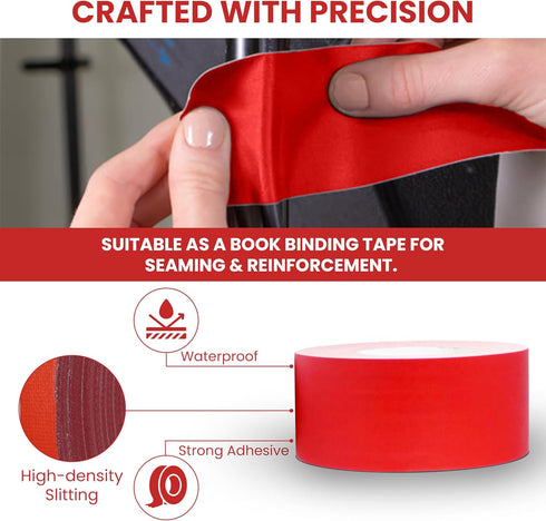 T.R.U. CGT-80 Black Gaffers Stage Tape with Rubber Adhesive, 1/2 in. Wide x 60 Yards Length - GGR Supplies