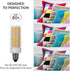 Simba Lighting LED E11 T4 Mini-Candelabra JD Light Bulb 5W, 40W to 50W Halogen Replacement (4 Pack) 3000K Dimmable