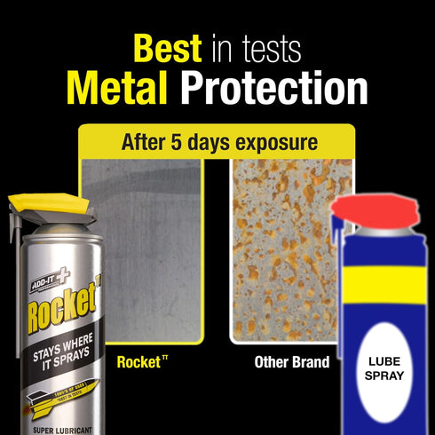 15.2 Oz (Pack 6) Multi-Purpose Lubricant Spray, Fl of Penetrating Oil & Anti-Corrosion Spray for Rusted Bolts, Tools