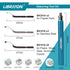 Libraton Deburring Tool with 11 High Speed Steel Blades, 360 Degree Rotary Head Deburring Tool for Metal, Resin,