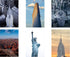 New York Postcards Set of 30 Styles #2, Collectible NYC Souvenirs Post Cards 4 x 6 of NY Landmarks