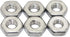 Stainless 4-40 Hex Nut (100 pcs) - 18-8 304 Stainless Steel, Bright Finish