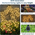 2 Pack Slyuexu Solar Garden Lights Waterproof Swaying Starburst Light Solar Outdoor Lights for Yard Patio Walkway