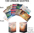 BRYTEFY 100 Daily Inspirational Bible Verse Cards with Unique Quotes, Perfect for Christmas Gift Giving