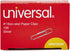 Universal Paper Clips, 1 Nonskid Silver, 100 Clips/Box, 10 Boxes/Pack