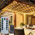Net Lights Outdoor 10x10 FT, 8 Modes Connectable Mesh Lights with Plug-