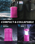 4 Pack A4PK Lichamp LED Camping Lanterns, Battery Powered Camping Lights LED Collapsible Flashlight Portable Emergency