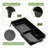 4 Inch Set, 18 1x 3X 1x 5X 5X 3X (1", 2", 3") Bates- Paint Roller pcs, Plastic Paint Tray, Disposable Tray Liners