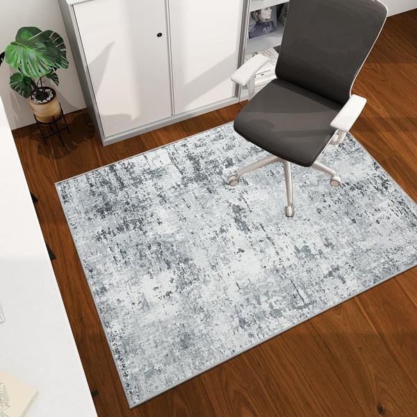 chakme Office Chair Mat for Hardwood Floor, 48"x36" Low Pile Carpet Desk Chair Mat Protector for Rolling Chair