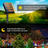 4-Pack 400 156Ft 8 SyouHome Solar String Lights, LED Extra-Long Solar Christmas Lights Outdoor Waterproof, Modes