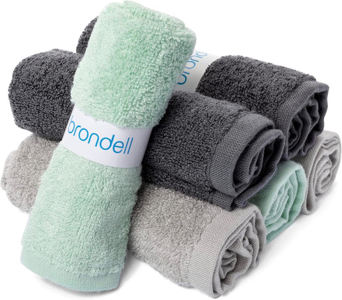 Brondell Ultra-Soft 100% Rayon Derived from Bamboo Bidet Towels for Bathrooms, Soft