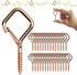 Screw Hooks 1.65 Inch, Small Metal Ceiling Hooks for Outdoor String Lights,